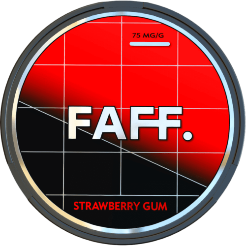 Вкус клубники в каждом пузыре: Faff Strawberry Gum